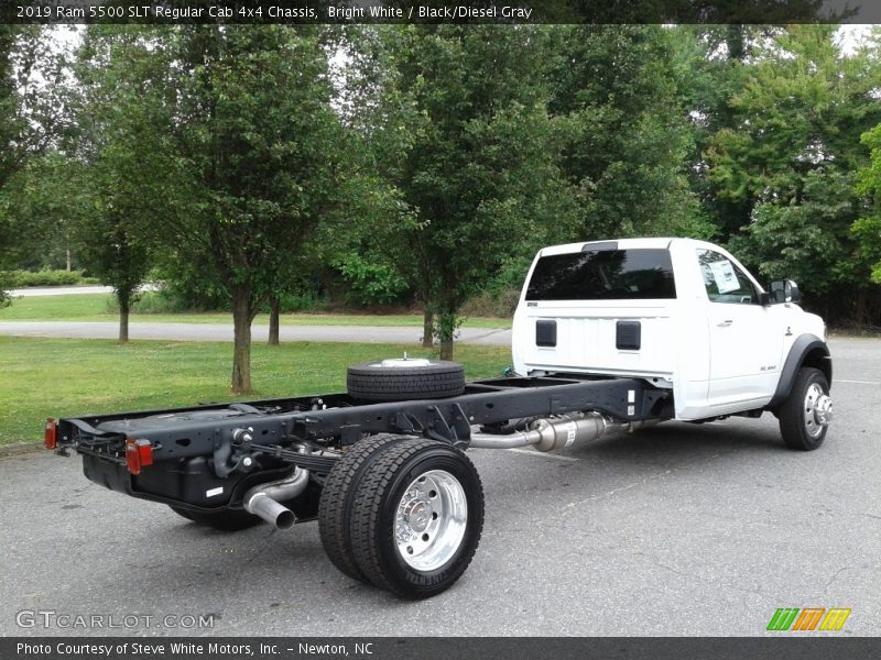 Bright White / Black/Diesel Gray 2019 Ram 5500 SLT Regular Cab 4x4 Chassis