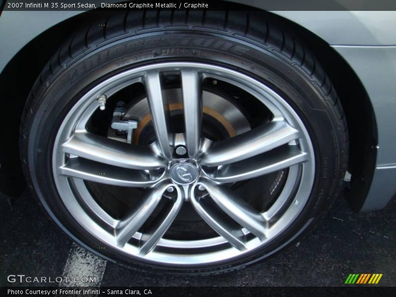Diamond Graphite Metallic / Graphite 2007 Infiniti M 35 Sport Sedan
