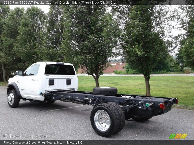 Bright White / Black/Diesel Gray 2019 Ram 5500 SLT Regular Cab 4x4 Chassis
