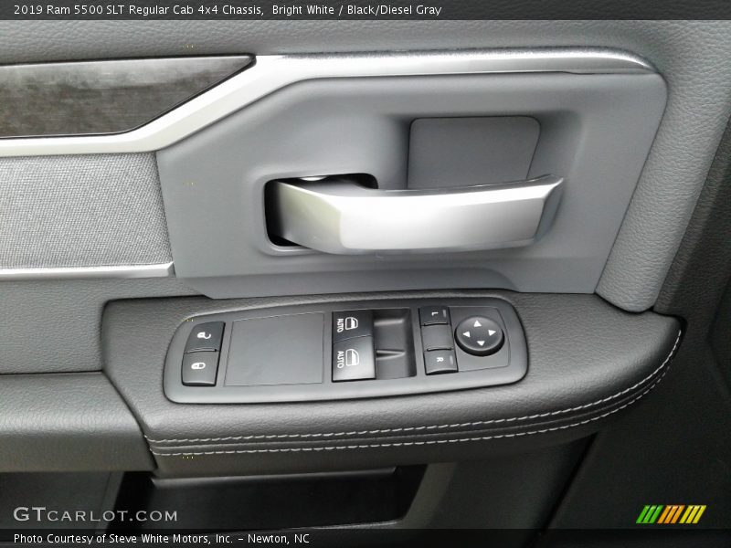Bright White / Black/Diesel Gray 2019 Ram 5500 SLT Regular Cab 4x4 Chassis