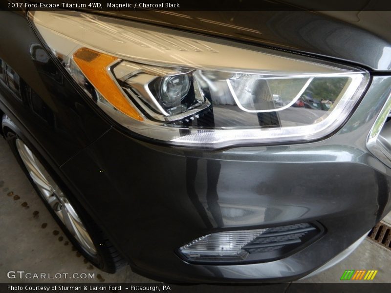 Magnetic / Charcoal Black 2017 Ford Escape Titanium 4WD