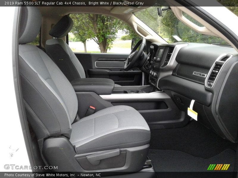 Bright White / Black/Diesel Gray 2019 Ram 5500 SLT Regular Cab 4x4 Chassis