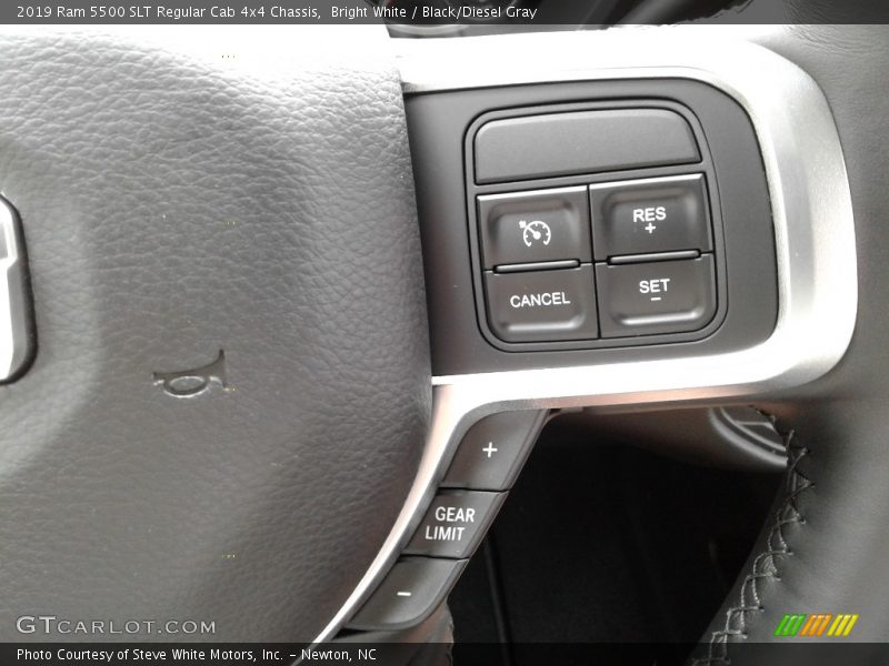 Bright White / Black/Diesel Gray 2019 Ram 5500 SLT Regular Cab 4x4 Chassis