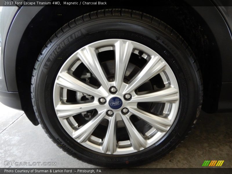 Magnetic / Charcoal Black 2017 Ford Escape Titanium 4WD