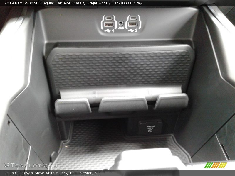 Bright White / Black/Diesel Gray 2019 Ram 5500 SLT Regular Cab 4x4 Chassis