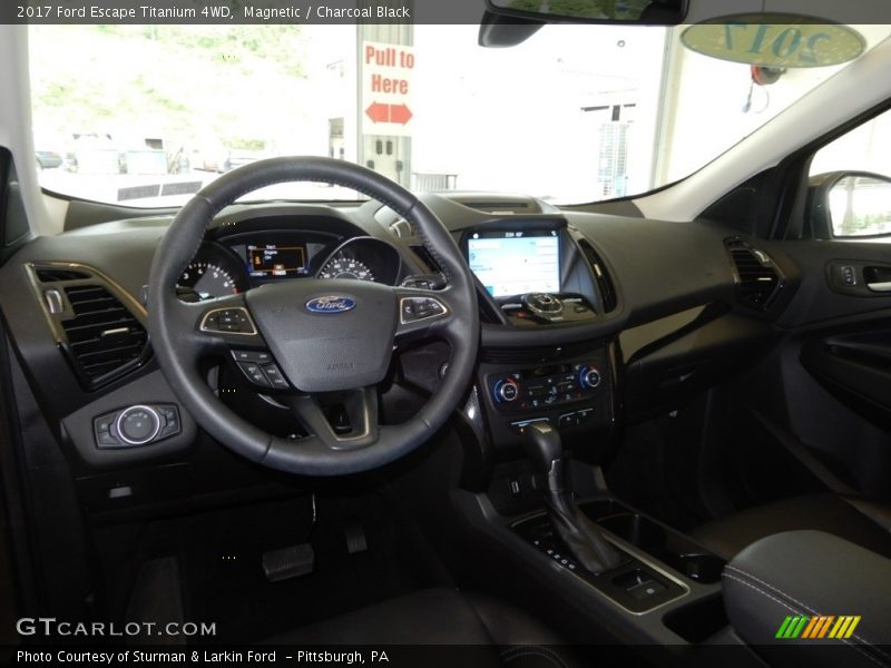 Magnetic / Charcoal Black 2017 Ford Escape Titanium 4WD