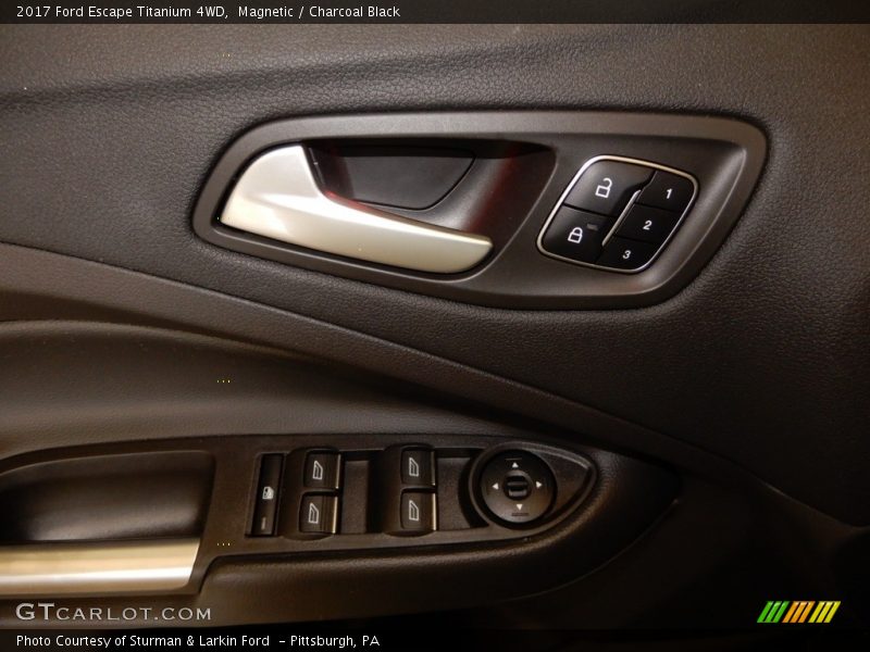 Magnetic / Charcoal Black 2017 Ford Escape Titanium 4WD