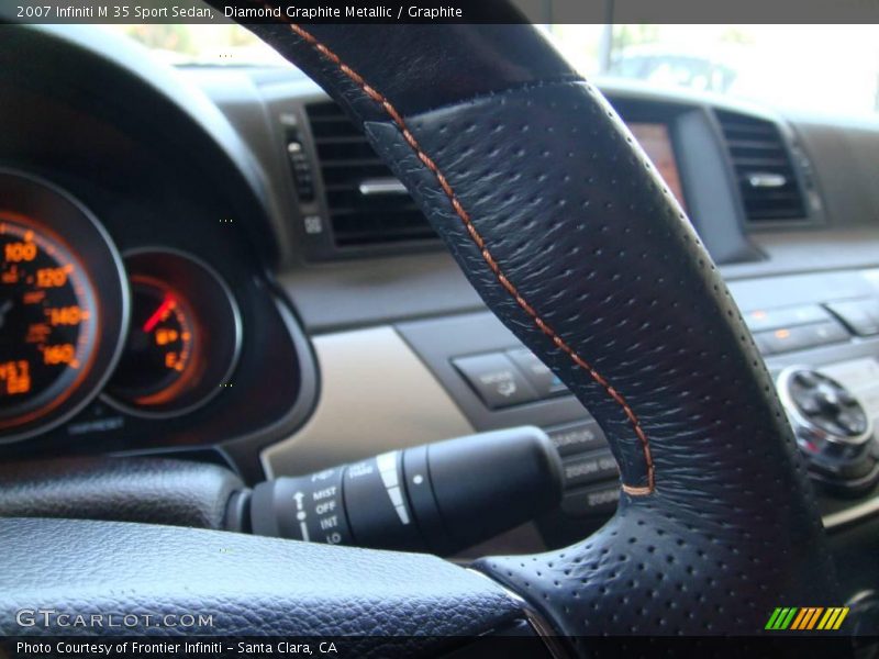 Diamond Graphite Metallic / Graphite 2007 Infiniti M 35 Sport Sedan