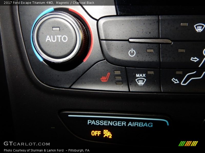 Magnetic / Charcoal Black 2017 Ford Escape Titanium 4WD