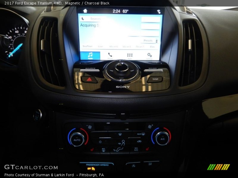 Magnetic / Charcoal Black 2017 Ford Escape Titanium 4WD