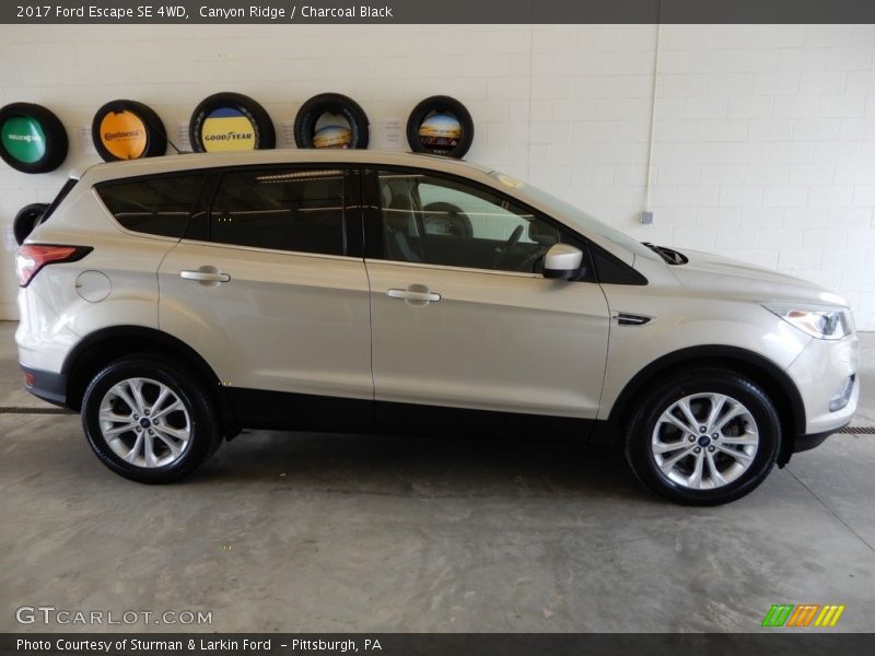 Canyon Ridge / Charcoal Black 2017 Ford Escape SE 4WD