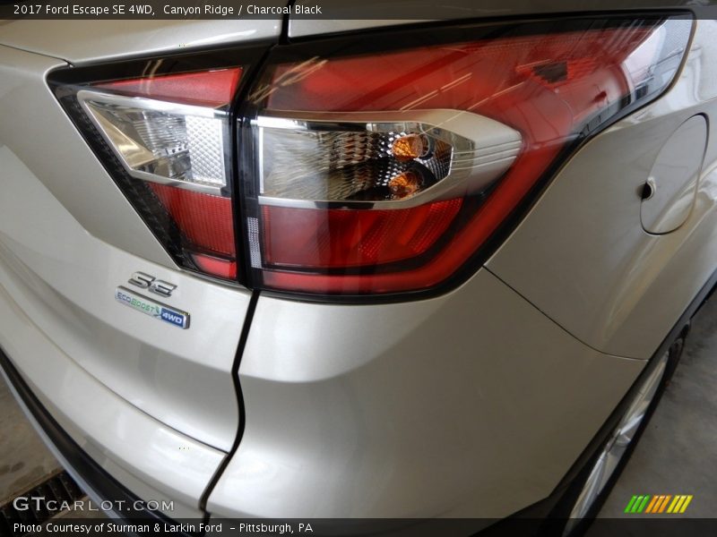 Canyon Ridge / Charcoal Black 2017 Ford Escape SE 4WD