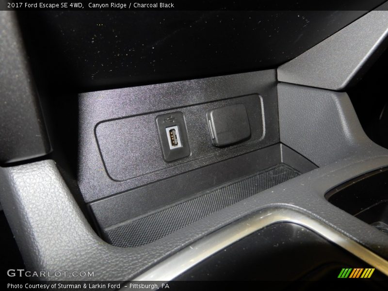 Canyon Ridge / Charcoal Black 2017 Ford Escape SE 4WD