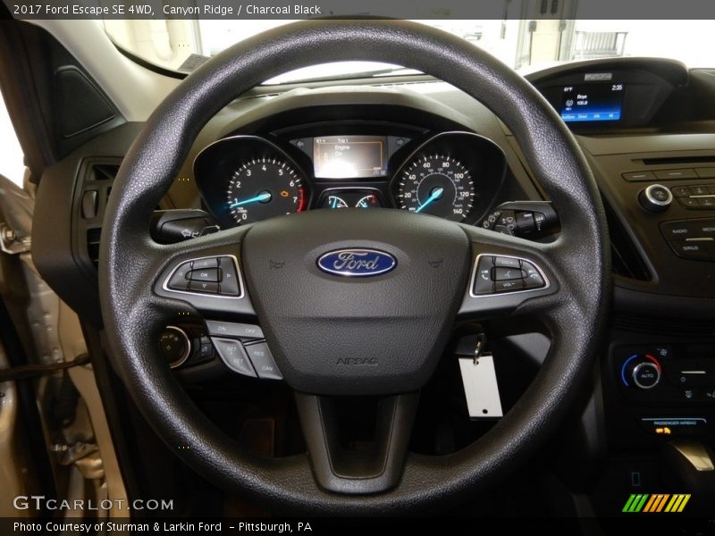 Canyon Ridge / Charcoal Black 2017 Ford Escape SE 4WD