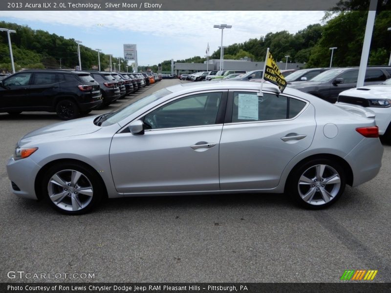 Silver Moon / Ebony 2013 Acura ILX 2.0L Technology