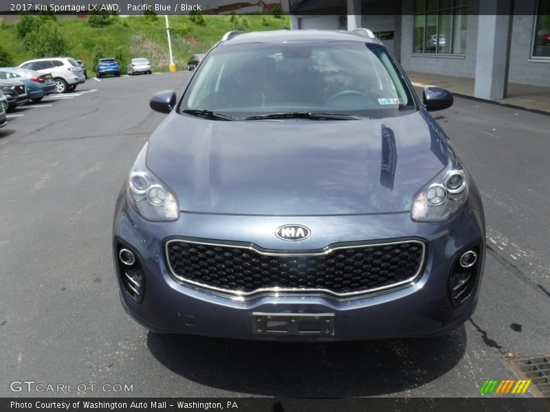 Pacific Blue / Black 2017 Kia Sportage LX AWD