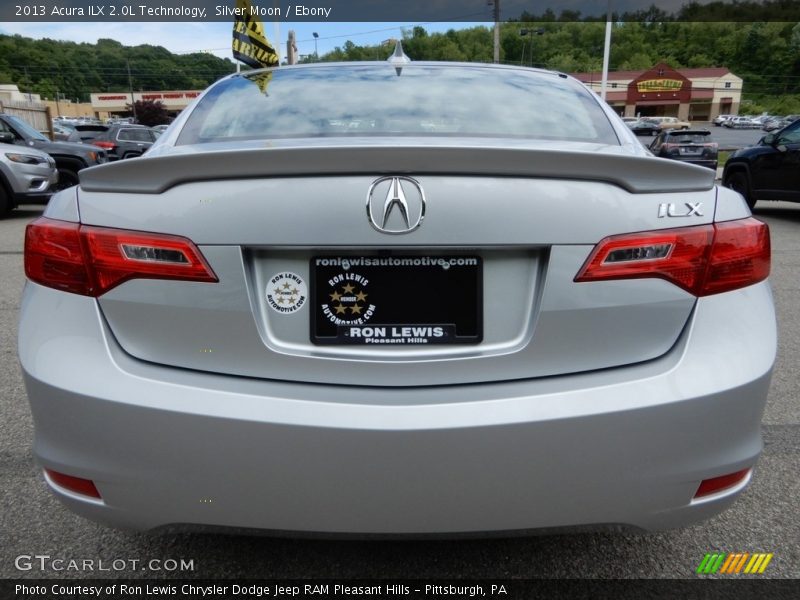 Silver Moon / Ebony 2013 Acura ILX 2.0L Technology