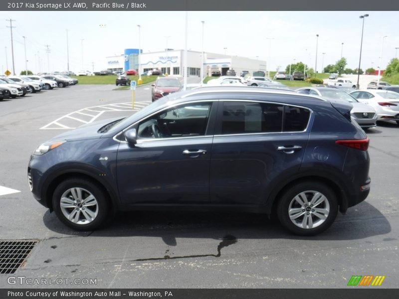 Pacific Blue / Black 2017 Kia Sportage LX AWD