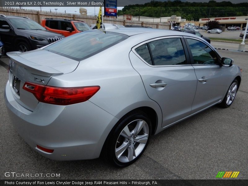 Silver Moon / Ebony 2013 Acura ILX 2.0L Technology