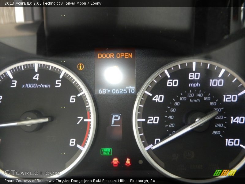 Silver Moon / Ebony 2013 Acura ILX 2.0L Technology