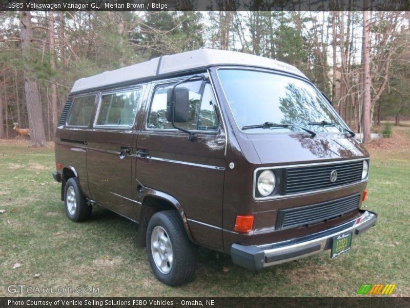 Front 3/4 View of 1985 Vanagon GL