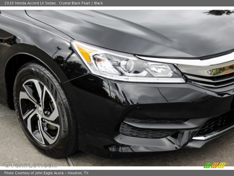 Crystal Black Pearl / Black 2016 Honda Accord LX Sedan