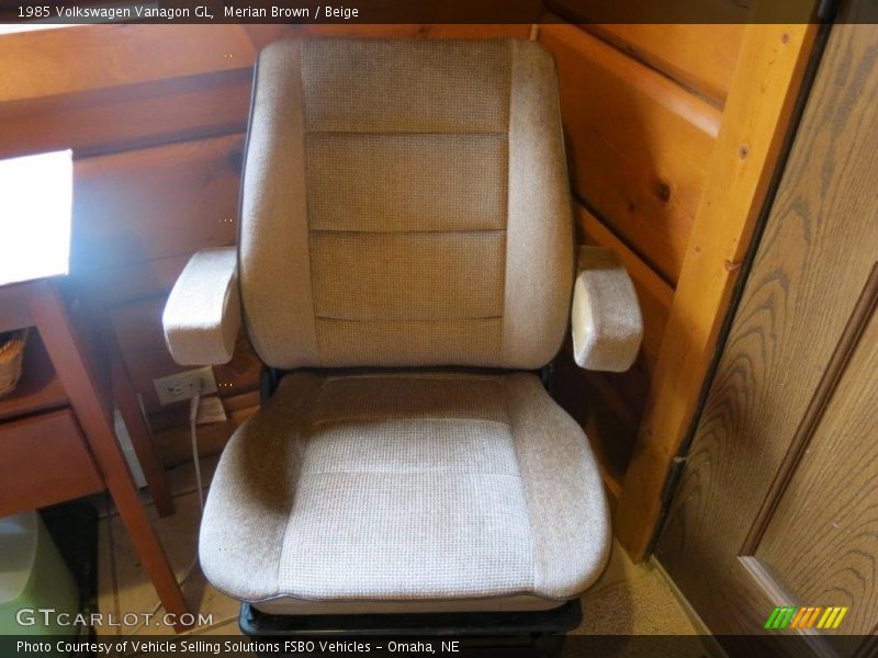 Merian Brown / Beige 1985 Volkswagen Vanagon GL