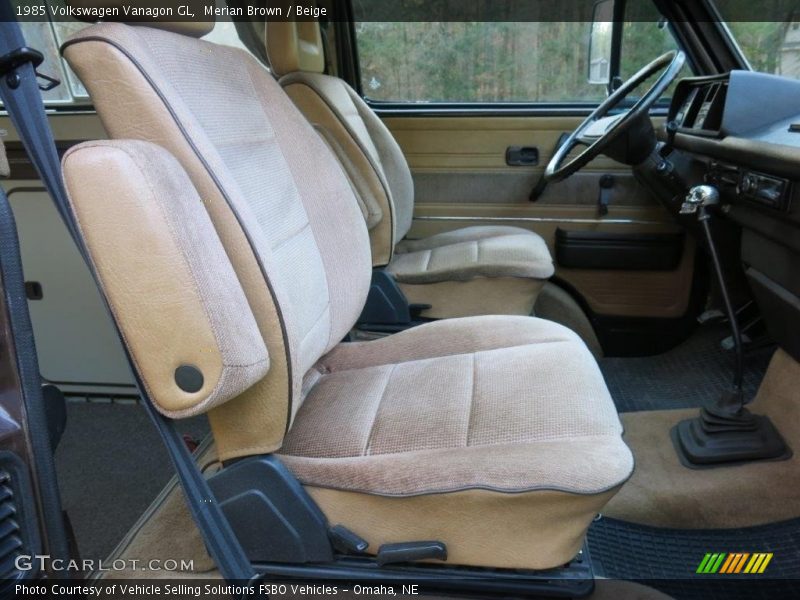 Merian Brown / Beige 1985 Volkswagen Vanagon GL