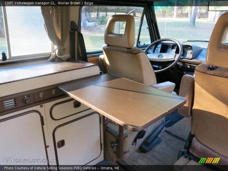 Merian Brown / Beige 1985 Volkswagen Vanagon GL