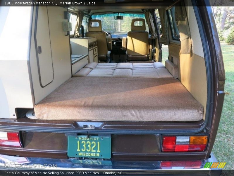 Merian Brown / Beige 1985 Volkswagen Vanagon GL