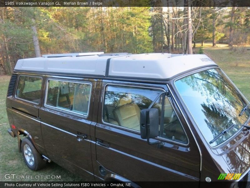 Merian Brown / Beige 1985 Volkswagen Vanagon GL