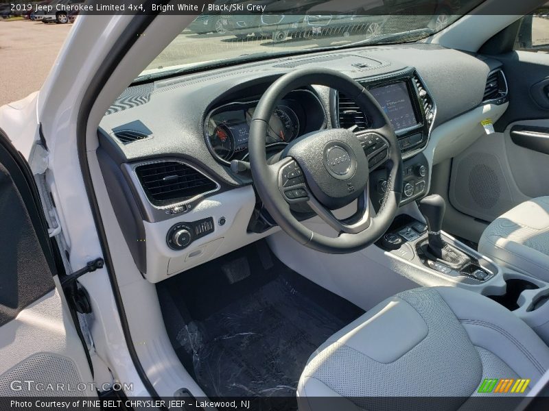 Bright White / Black/Ski Grey 2019 Jeep Cherokee Limited 4x4