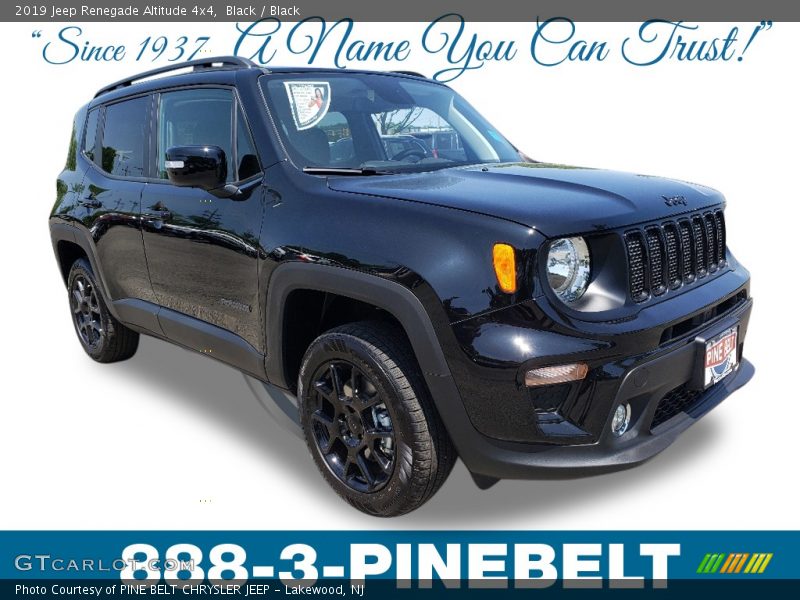 Black / Black 2019 Jeep Renegade Altitude 4x4