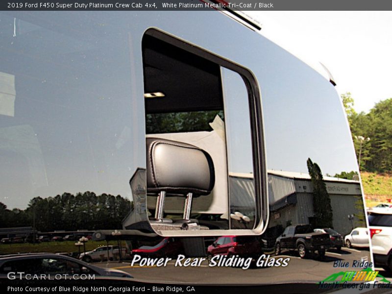 White Platinum Metallic Tri-Coat / Black 2019 Ford F450 Super Duty Platinum Crew Cab 4x4