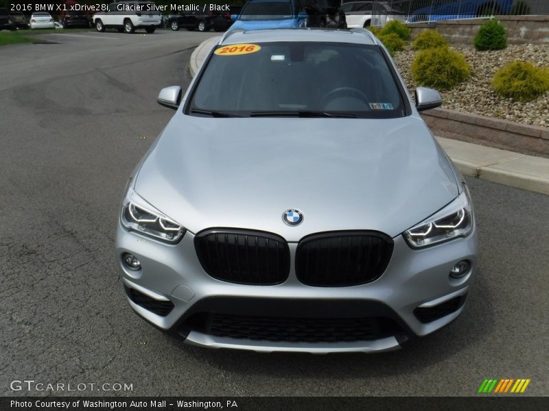 Glacier Silver Metallic / Black 2016 BMW X1 xDrive28i