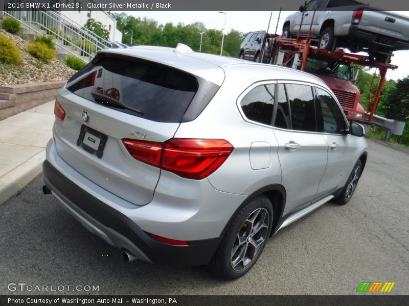 Glacier Silver Metallic / Black 2016 BMW X1 xDrive28i