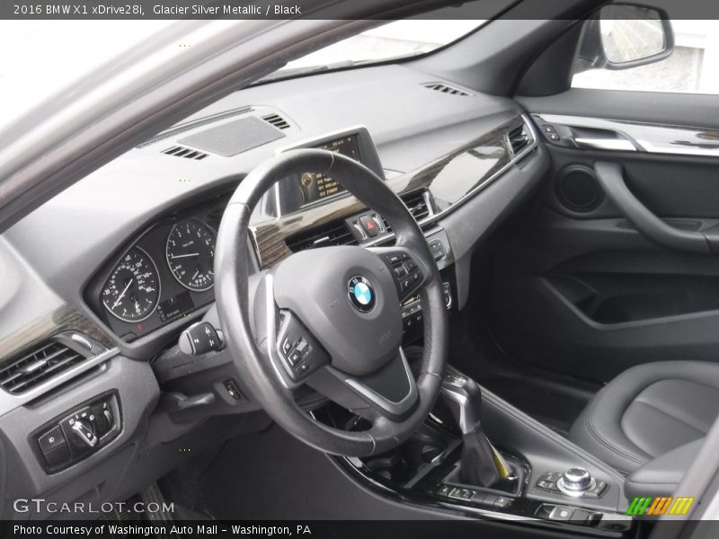 Glacier Silver Metallic / Black 2016 BMW X1 xDrive28i