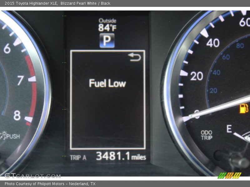 Blizzard Pearl White / Black 2015 Toyota Highlander XLE