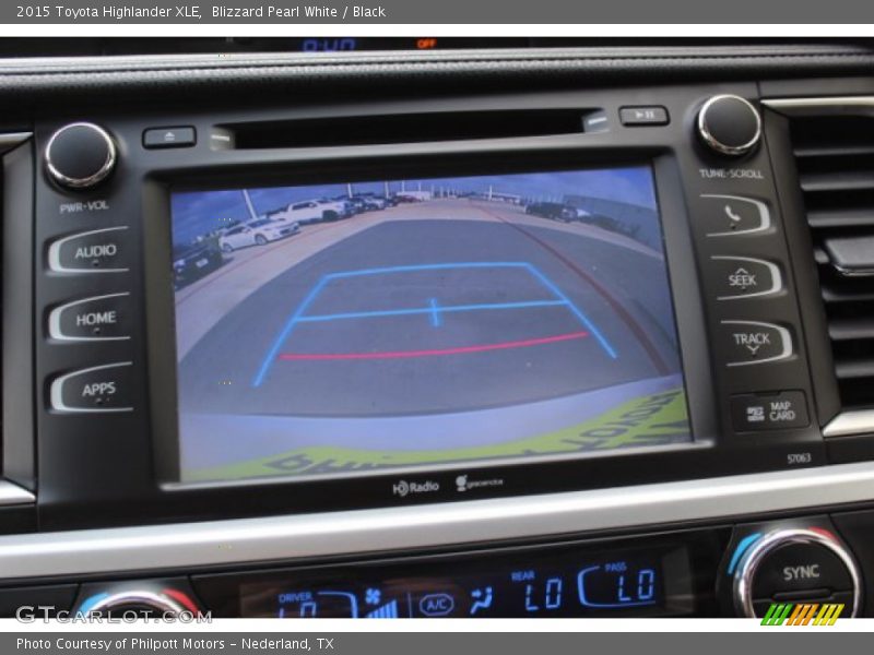Blizzard Pearl White / Black 2015 Toyota Highlander XLE