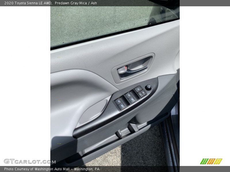 Predawn Gray Mica / Ash 2020 Toyota Sienna LE AWD