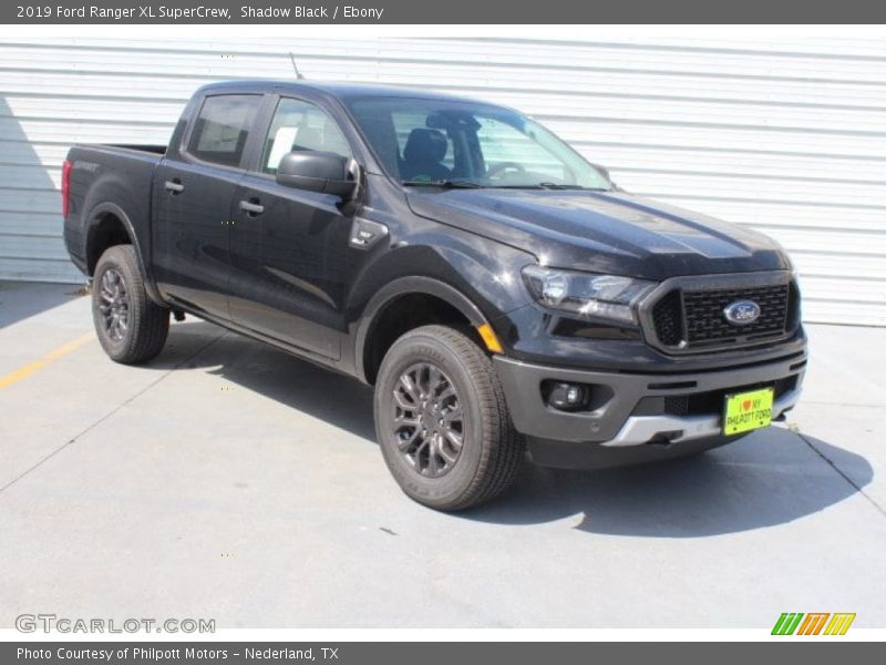 Shadow Black / Ebony 2019 Ford Ranger XL SuperCrew
