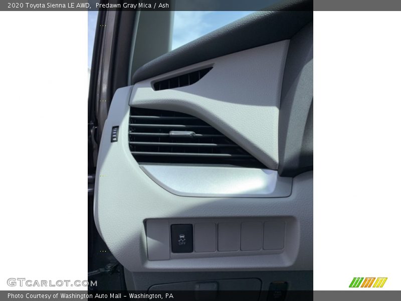 Predawn Gray Mica / Ash 2020 Toyota Sienna LE AWD