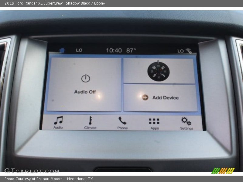 Shadow Black / Ebony 2019 Ford Ranger XL SuperCrew
