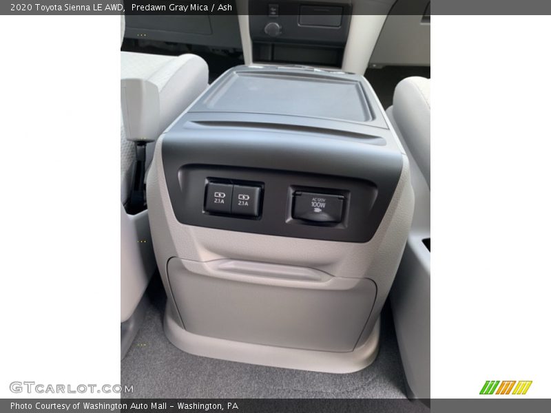Predawn Gray Mica / Ash 2020 Toyota Sienna LE AWD