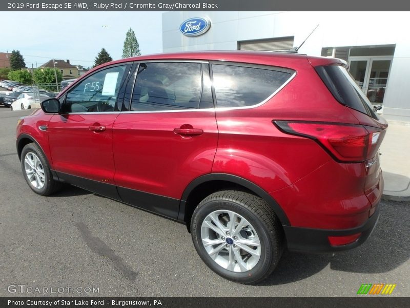 Ruby Red / Chromite Gray/Charcoal Black 2019 Ford Escape SE 4WD