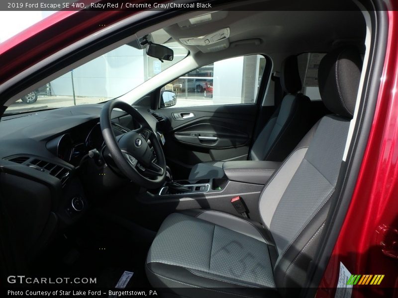 Ruby Red / Chromite Gray/Charcoal Black 2019 Ford Escape SE 4WD