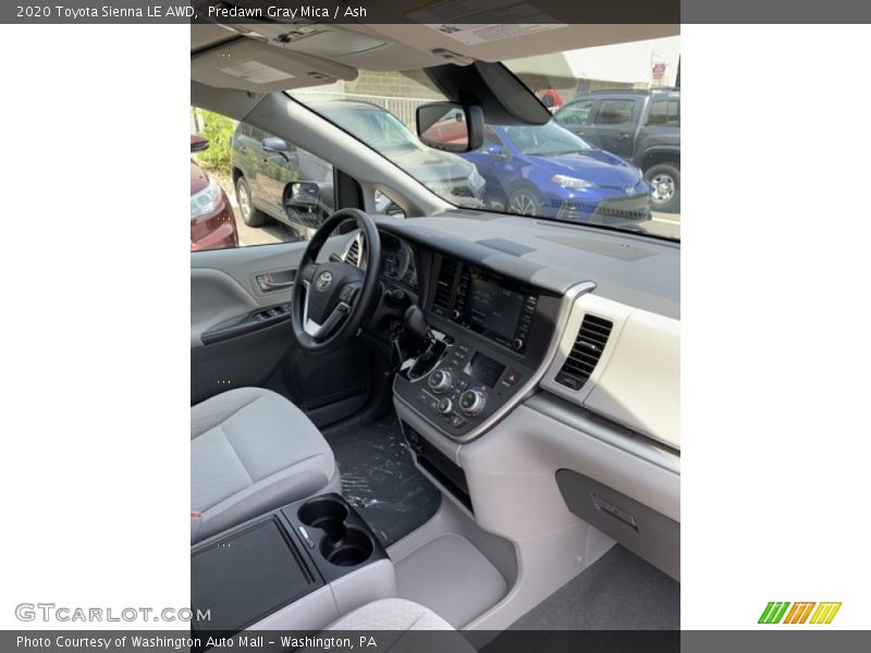 Predawn Gray Mica / Ash 2020 Toyota Sienna LE AWD