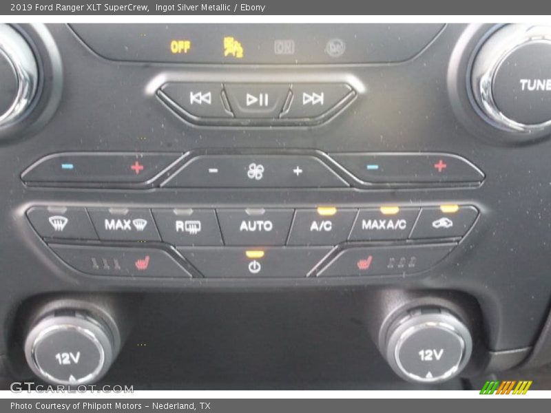 Ingot Silver Metallic / Ebony 2019 Ford Ranger XLT SuperCrew