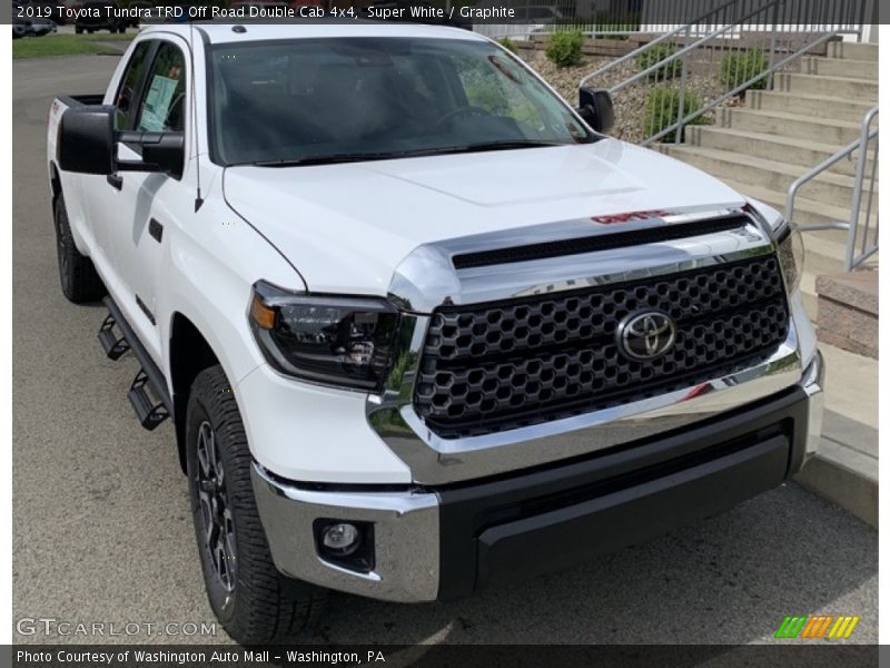 Super White / Graphite 2019 Toyota Tundra TRD Off Road Double Cab 4x4
