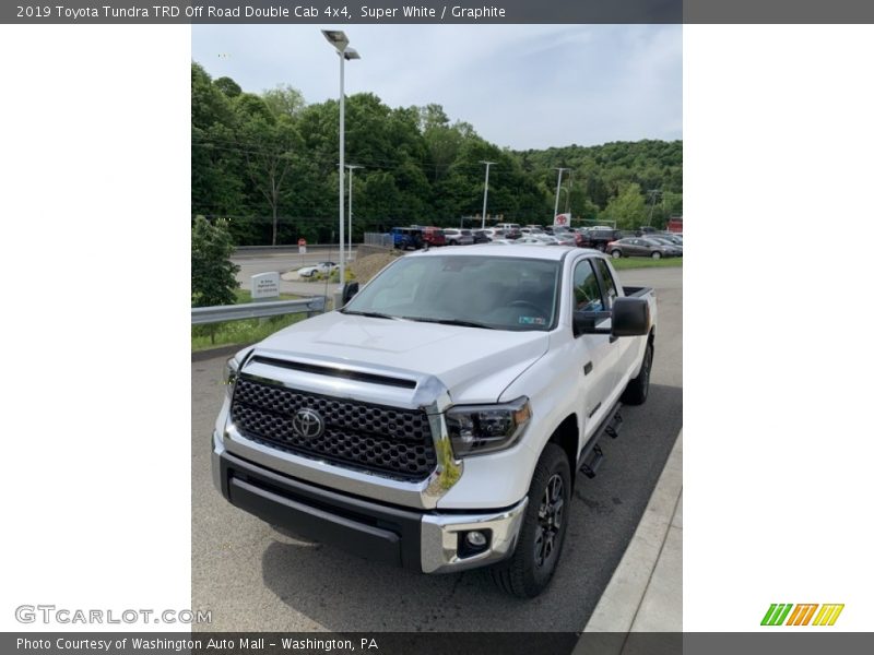 Super White / Graphite 2019 Toyota Tundra TRD Off Road Double Cab 4x4